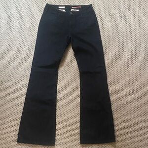 Pilcro Classic Black Wide Leg Jeans